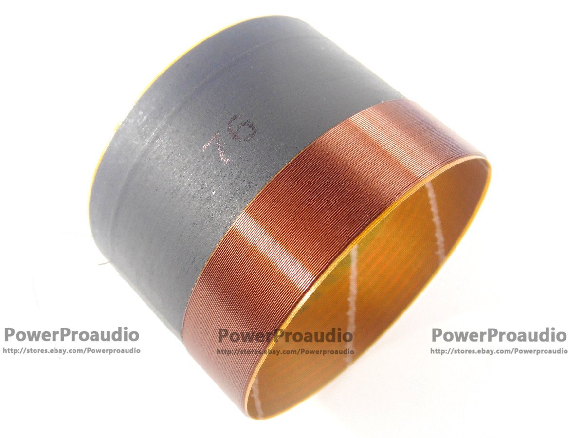 2PCS 76.0MM Audio Bass Speaker Voice Coil Subwoofer Woofer Sound 2 Layers - 图片 2