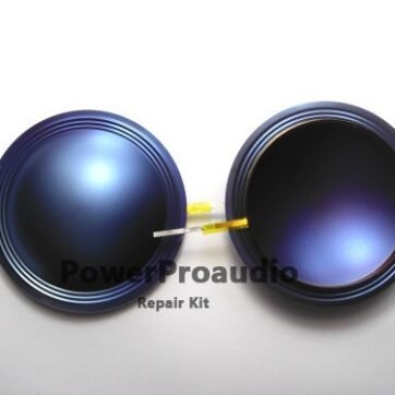 2pcs 72.2mm 2.84" 2 7/8" Diaphragm Aluminum external dual-core treble voice coil