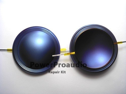 2pcs 72.2mm 2.84" 2 7/8" Diaphragm Aluminum external dual-core treble voice coil