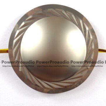 2 pcs /lots 44.4 mm 44.5mm Aluminium flat Wire Dome Diaphragm Tweeter Voice Coil