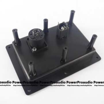 2pc Compatible For JRX100 JRX115 Back Panel W/ Connectors & Switch Replacement