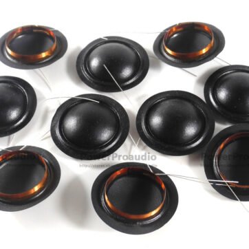 10 pcs Aftermarket 1inch 25.5mm Tweeter Diaphragm Voice coil,Black Silk 8 ohm