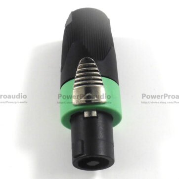 10pcs/lot 4-core speaker plug Speakon connector for Neutrik NL4FC Green Color