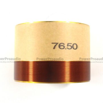 2pcs 76.5MM Bass Voice Coil Woofer white Aluminum High Power For 15 inch Woofer