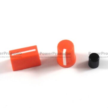 10PCS Rotary Knob+10PCS Fader Cap For Rane Mixer TTM 57 61 62 64 68 (Orange)