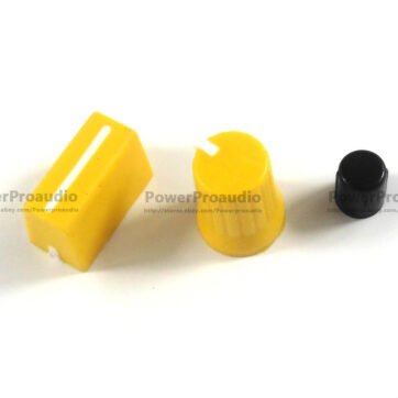 20PCS Rotary Knob+20PCS Fader Cap For Rane Mixer TTM 57 61 62 64 68(Yellow)