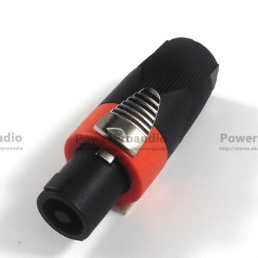 10pcs/lot 4-core speaker plug Speakon connector for Neutrik NL4FC Orange Color