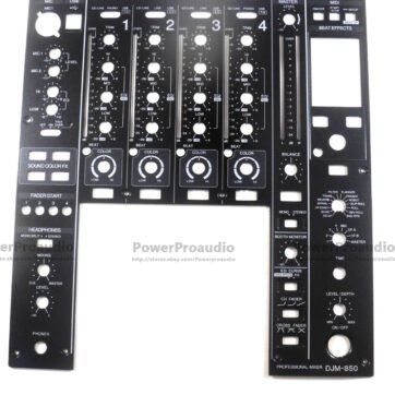 New OEM Replacement Part For Pioneer DJM850 Main Faceplate Front