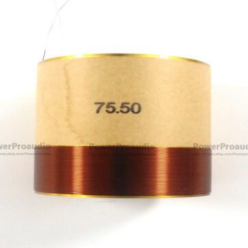 75.5mm White aluminum Bass voice coil Pure copper Round wire 8ohm