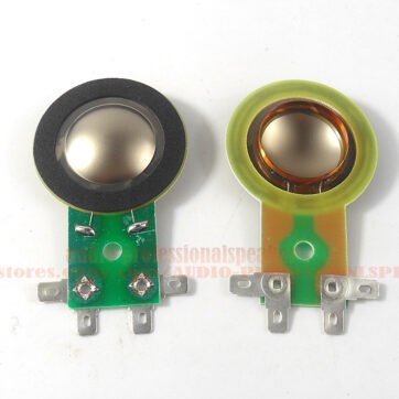 2PCS  25.5mm Voice Coil Horn Tweeter Diaphragm Titanium Film Copper Speaker