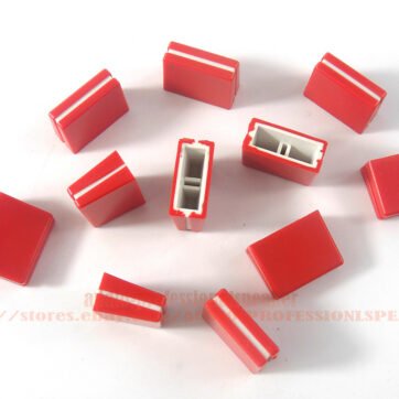 20pcs/lot Fader Cap Knob For PIONEER DJM-250 350 400 600 700 800 Mixer Red