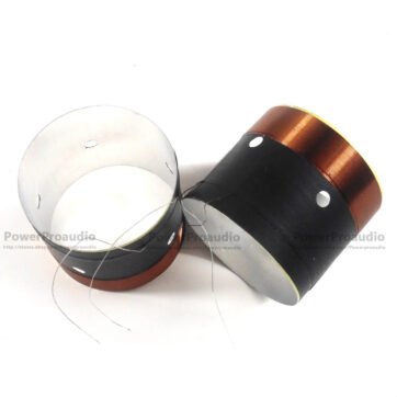 10pcs /lot 50.8mm White aluminum Bass voice coil Pure copper Round wire 8 ohm