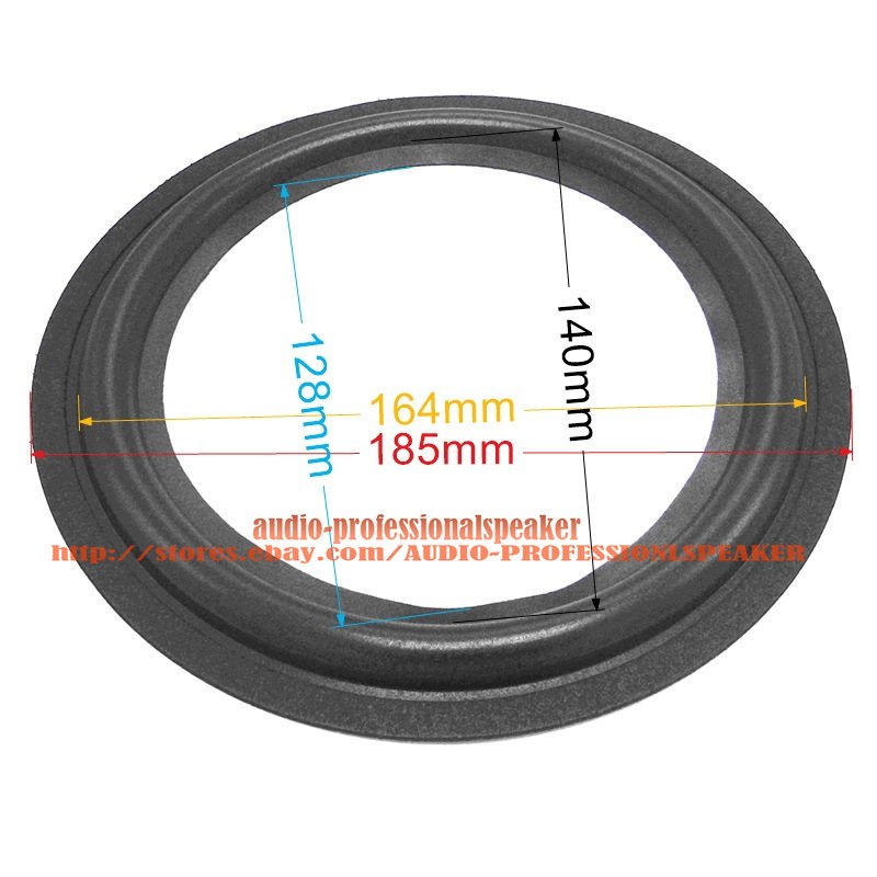 2PCS 7.5" surrounds foam 7 1/2 inch fits for JBL 86160 AF060, 86160 AF070 Tundra - 图片 2