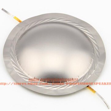 2pcs 74.5mm Tweeter Speaker Dome diaphragm Replace Voice coil Repair Kit