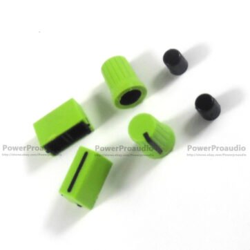 20PCS Rotary Knob+20PCS Fader Cap For Rane Mixer TTM 57 61 62 64 68(dark green)