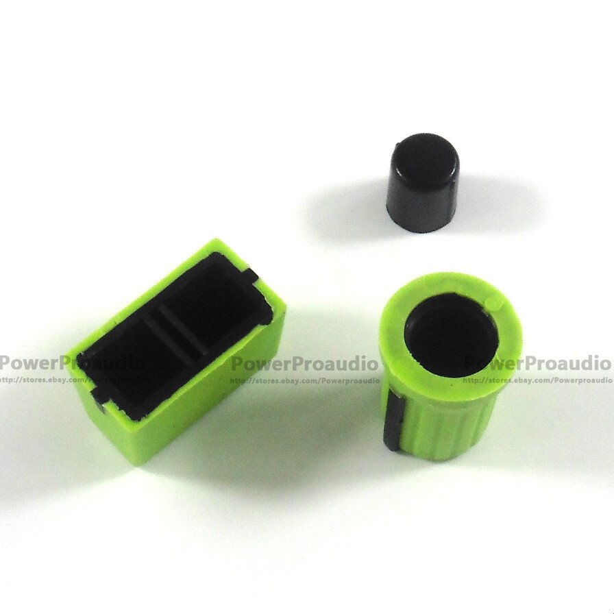 20PCS Rotary Knob+20PCS Fader Cap For Rane Mixer TTM 57 61 62 64 68(dark green) - 图片 3