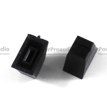 20pcs Black Potentiometer Fader Knob Cap 12mmLx7mmW For Pioneer Mixer Equalizer