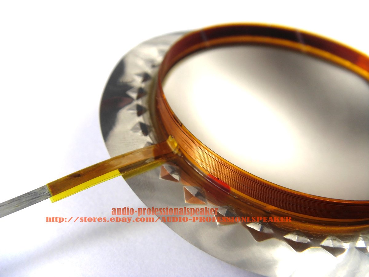 2pcs 1.75" 44.4mm flat ccar wire Titanium Diaphragm voice coil SRM-450 version 1 - 图片 2