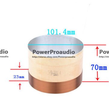 1pc Speaker Parts 101.4mm  aluminum bass voice coil woofer sound drive repair