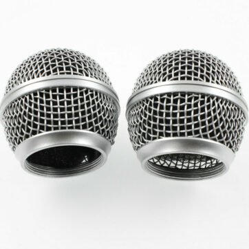 2 X New Replacement Ball Head Mesh Microphone Grille for  SM58S