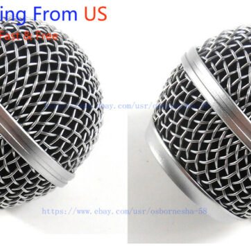 2pcs Microphone Grille Mesh Cover Replacement Fit For SM58SK SM58S Parts