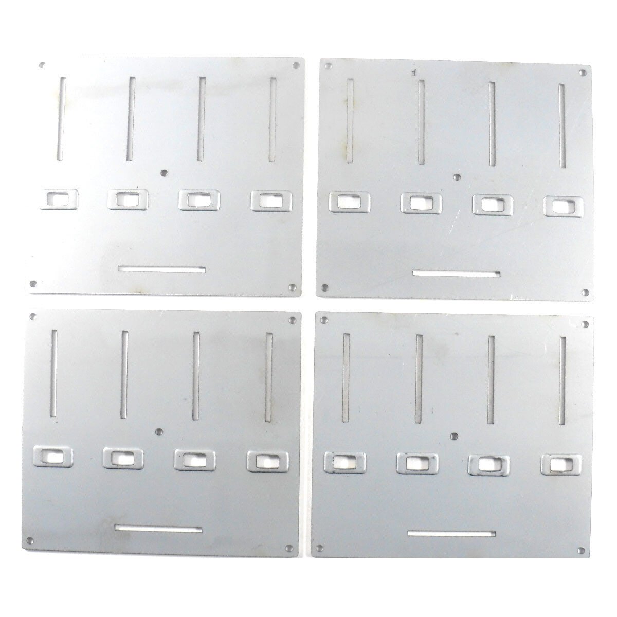 4PCS DNB1154 Metal Control Panel Silver Faceplate For Pioneer DJM-700-K Silver