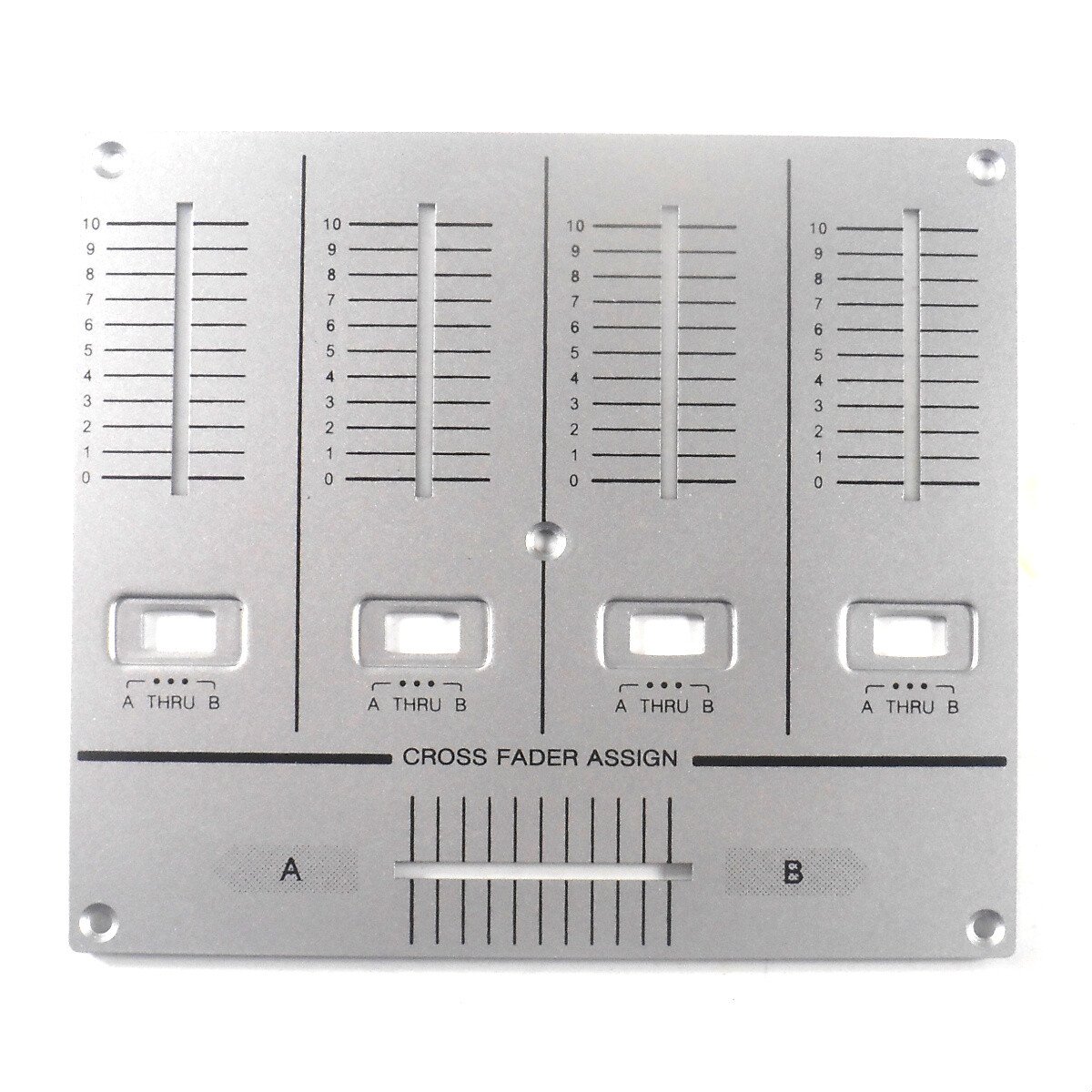 4PCS DNB1154 Metal Control Panel Silver Faceplate For Pioneer DJM-700-K Silver - 图片 2