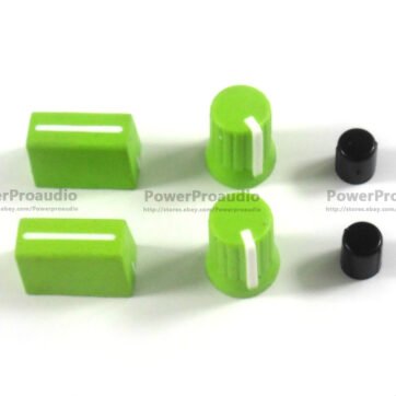20PCS Rotary Knob+20PCS Fader Cap For Rane Mixer TTM 57 61 62 64 68(Dark Green)