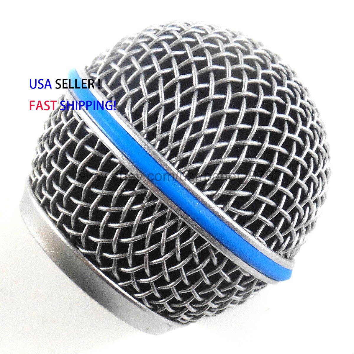 2× Microphone Grill Mic Ball Head Mesh for Beta58A SM-58 pgx24 slx24 - 图片 2