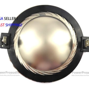 2x Titanium Diaphragm for RCF ND650, ND640 Driver, 8 Ohms 63.7mm USA SHIP