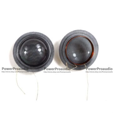 2pcs 25.5/25.4mm 1" 8ohm Tweeters transaparent silk diaphragm dome horn speaker