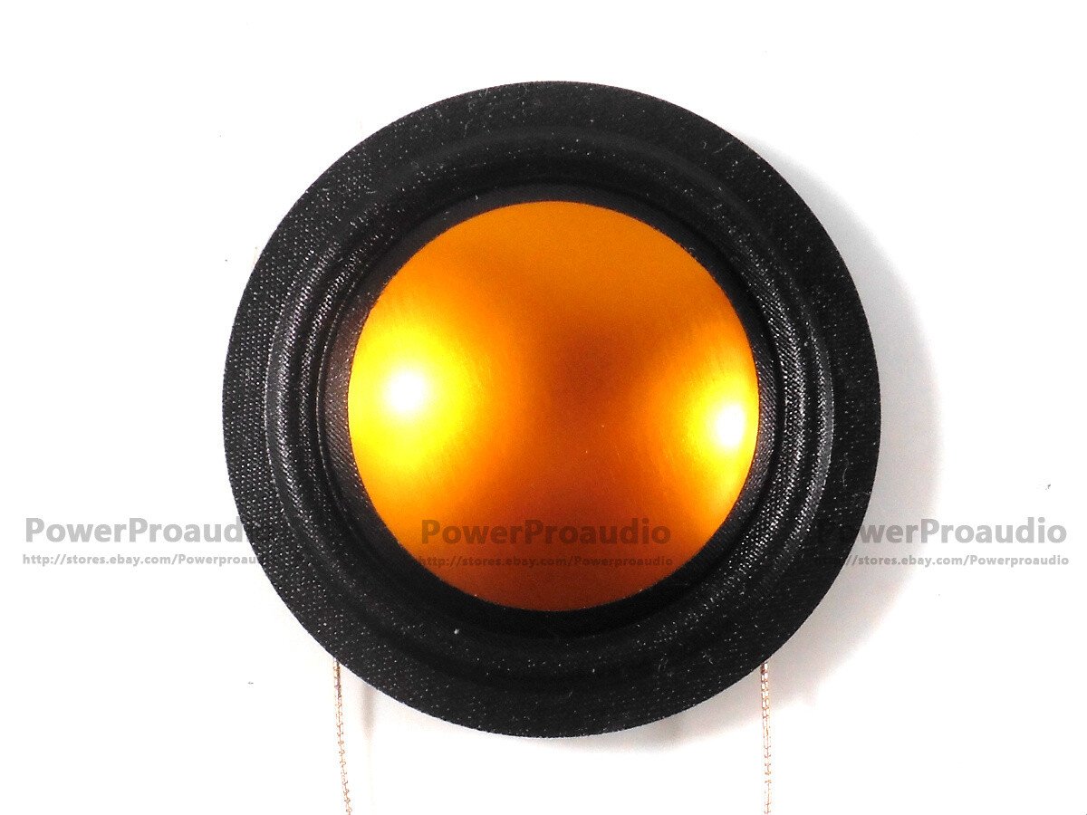 20pcs 26mm 25.9mm gold color titanium with silk horn 4 ohm Tweeters voice coil