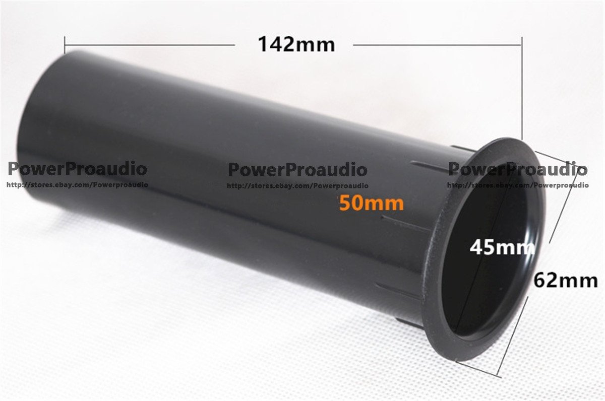 2pc 4"/5"/6.5" Speakers Port Tube Subwoofer Bass Tube Vent 2x5.5inch (50x142mm)
