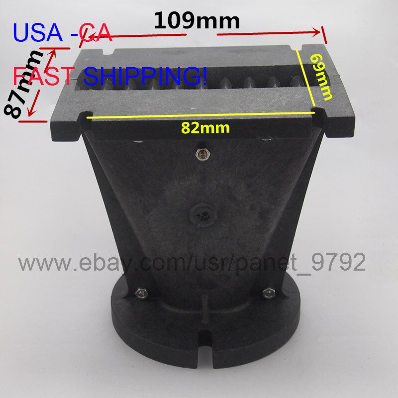 2pcs Line Array Speaker Horn Wave Guide 1 Inch Throat For DJ Home Theater CA - 图片 2