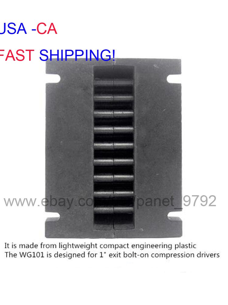 2pcs Line Array Speaker Horn Wave Guide 1 Inch Throat For DJ Home Theater CA - 图片 3