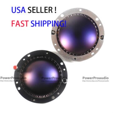 2pcs Diaphragm for P Audio SD-75BF for SD75BN Driver VC76mm 8Ω Blue  US SHIP