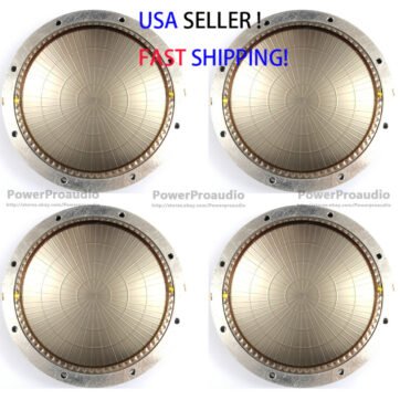 4PCS Diaphragm For JBL 2446J,2447J,2450J,2451J,2452J D8R2440 16 Ohm US Warehouse