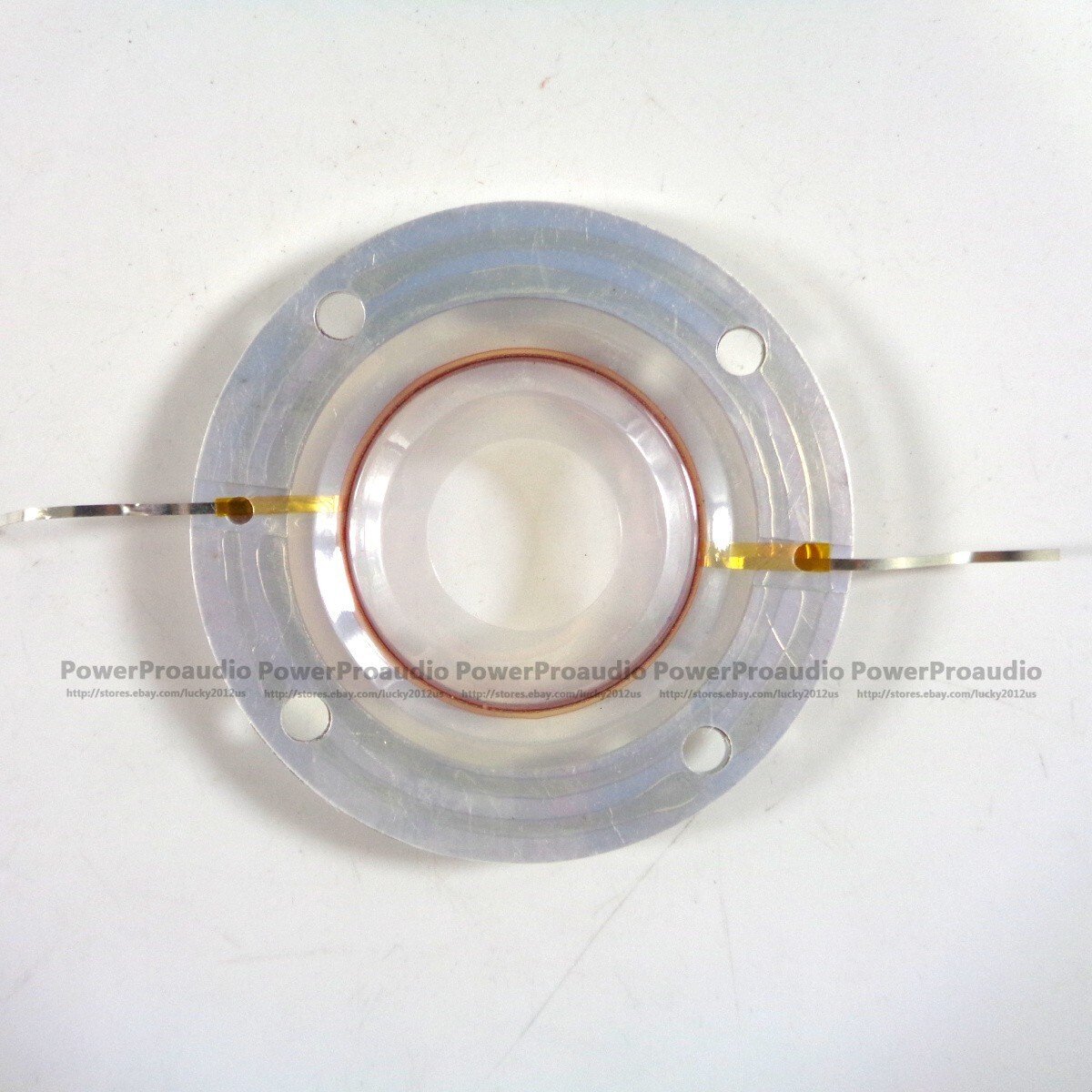 2PC Pure Flat Aluminum Wire Diaphragm Dome Menbrance +Coil for 16 ohm VC 38mm