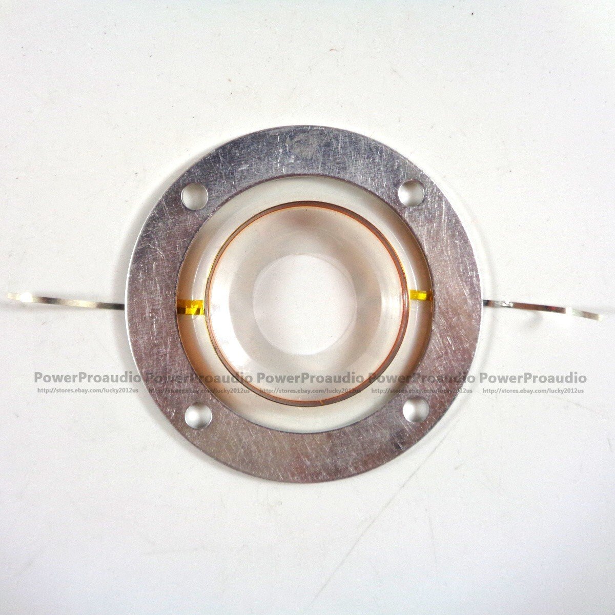 2PC Pure Flat Aluminum Wire Diaphragm Dome Menbrance +Coil for 16 ohm VC 38mm - 图片 2