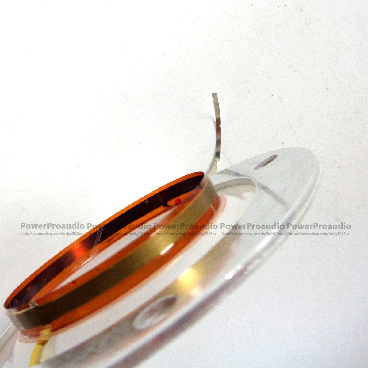 2PC Pure Flat Aluminum Wire Diaphragm Dome Menbrance +Coil for 16 ohm VC 38mm - 图片 3