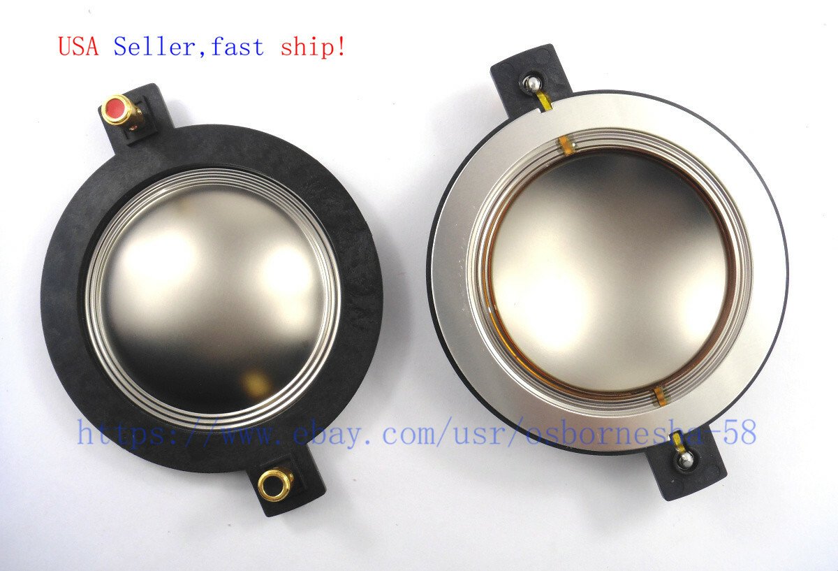 2PCS Diaphragm For P-Audio BMD750 Turbosound CD210 CD212 Voice coil US SHIP