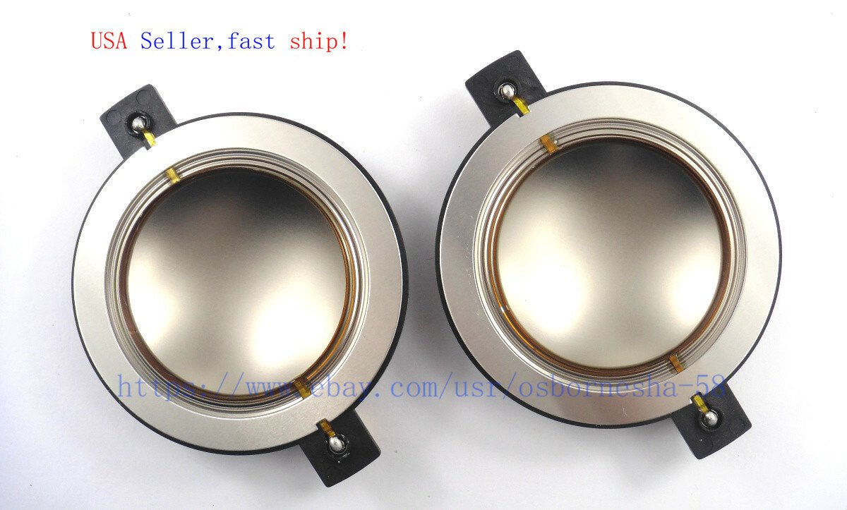 2PCS Diaphragm For P-Audio BMD750 Turbosound CD210 CD212 Voice coil US SHIP - 图片 2