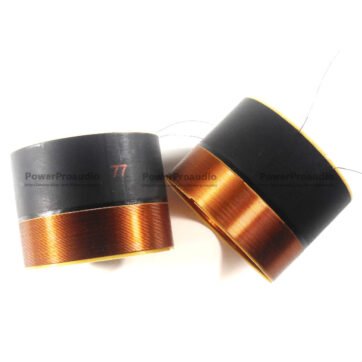 2 pcs Voice Coil 77mm Glass fiber woofer loudspeaker 8 Ohm In/Out 2Layers