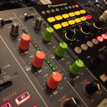 500x Rotary Control black Knob  For Pioneer DJM-T1 S9 DIY DJ XDJ-RX R1 RZ AERO