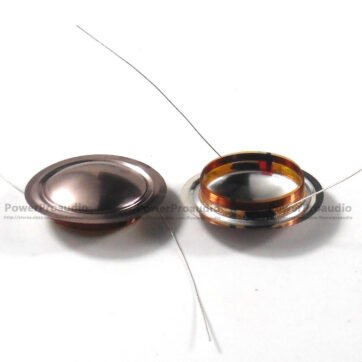 10pcs 20.4 mm Mylar Dome diaphragm Loudspeaker Tweeters voice coil 4 ohm Two way
