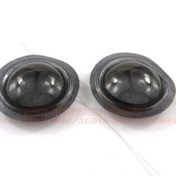 2pc 19.43mm 19.4mm Silk Semi-transparent Diaphragm Dome Tweeters Voice Coil 8ohm