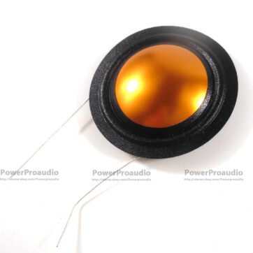 26mm 25.9mm  gold color titanium with silk horn  4 ohm Tweeters voice coil
