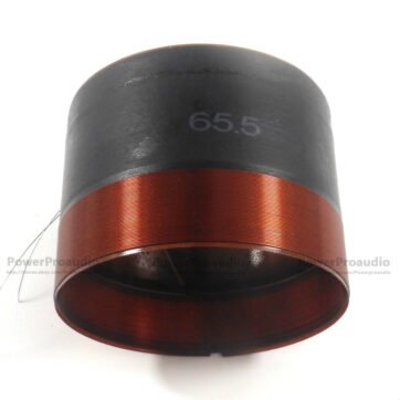 2pcs 65.5MM Audio Bass Speaker Voice Coil Subwoofer Woofer Sound 2 Layers in/out