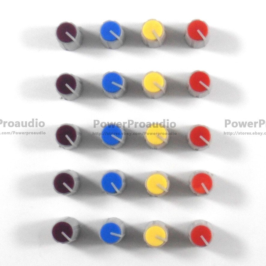 20pcs/lot Black Rotary Potentiometer fader knobs For Allen & Heath GL2400 PA12