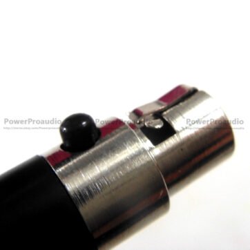 10pcs 3 pins Female plug Mini XLR Microphone Connector MIC Audio Adapter